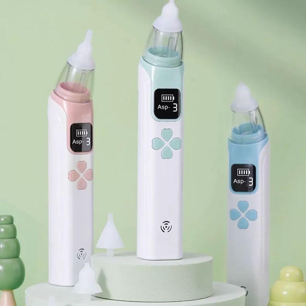 Aspirator Nazal Electric Silențios pentru Bebeluși Curățător Nazal Portabil Inhalator Nazal pentru Bebeluși de Uz Casnic