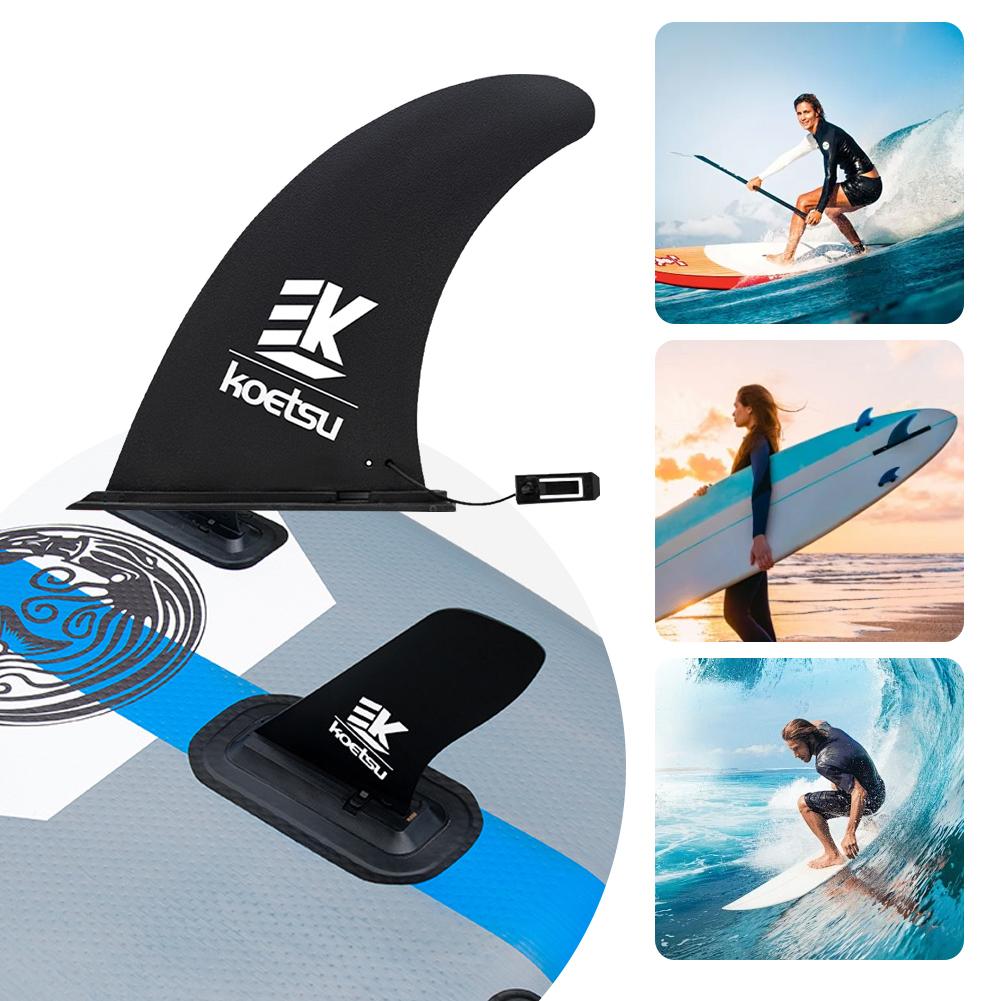 Paddle Board Fin Stand Up Paddleboard Fin Replacement Improves Stability Surfboard Fin Single Center Fin for Beginners and Pros