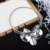 Oversize 3D Flowers Necklaces Zinc Zinc Alloy Exaggerated Choker Fashion Large Metal Flower Necklace  Women