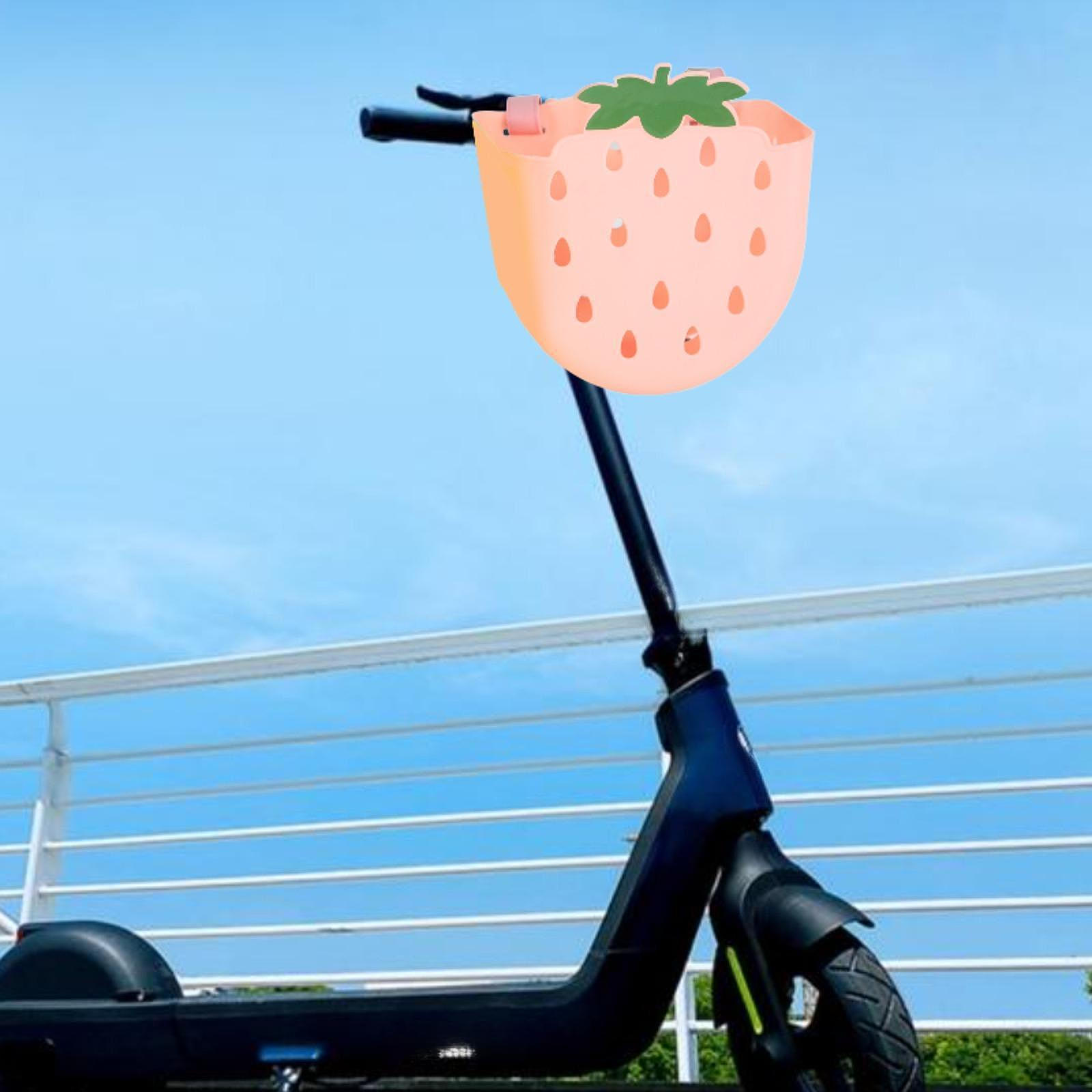 

Корзина для велосипеда Передняя часть велосипеда Съемная Простая установка Велоспорт с ремнями для мальчиков розовый