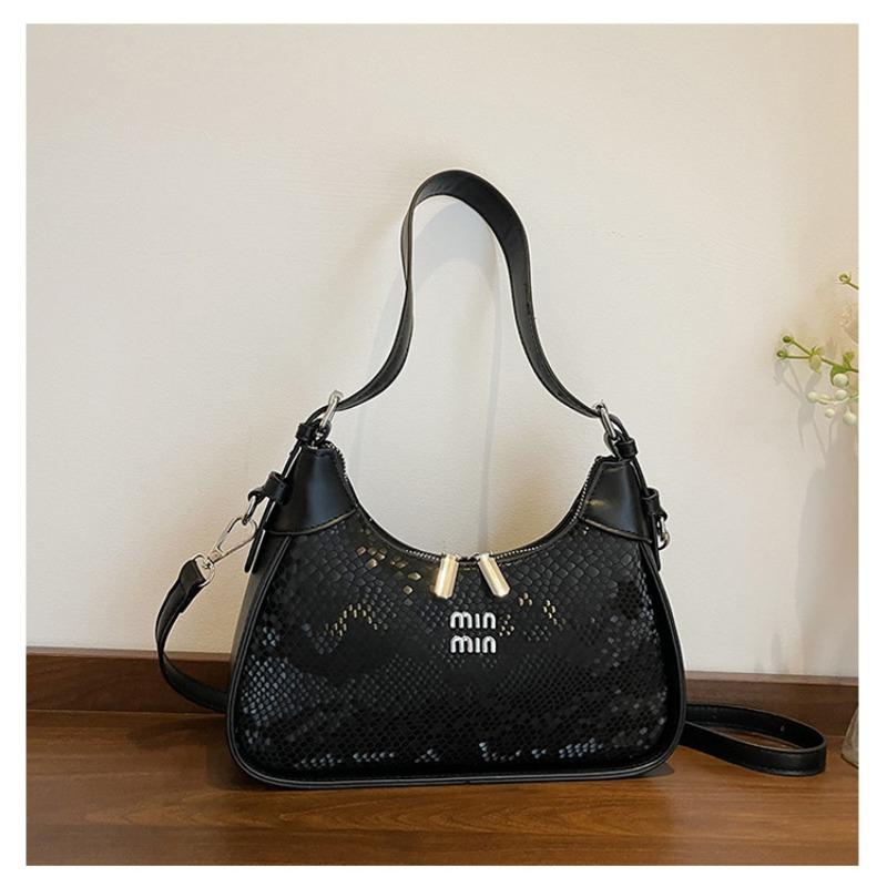 

Fashion sense small dumpling bag fashionable new trendy casual shoulder bag simple contrasting color women s bag advanced sense чорний