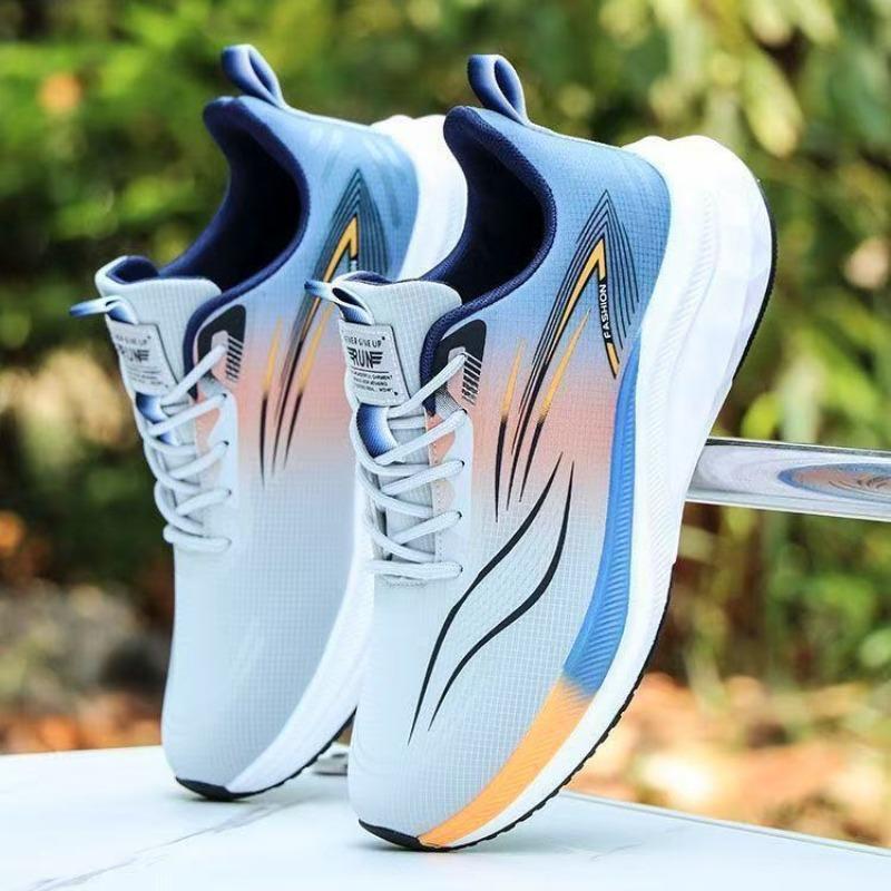 Running shoes men's new autumn breathable sports casual soft sole color matching men's wear-resistant shock-absorbing walking shoes