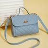 Korean Version of Small Square Bag Women's Bag Mobile Phone Bag Diamond Chain Embroidery Bag