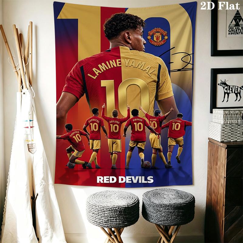 Man Utd'S New Signing Lamine N'Gol 10 Threepiece Set 1 Duvet Cover 2 Pillowcase Without Core Christmas Birthday Gift