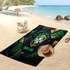 Brazil Football Print Beach Towel Quick Dry Super Absorbent Soft Bath Towel for Swimming Beach Travel Fan Souvenir Gift
