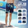 Herren Badehose Doppellagig Lichtundurchlässige Shorts Sommer Sonnenschutz Strand Schnelltrocknend Freizeithose Kinder Abitur