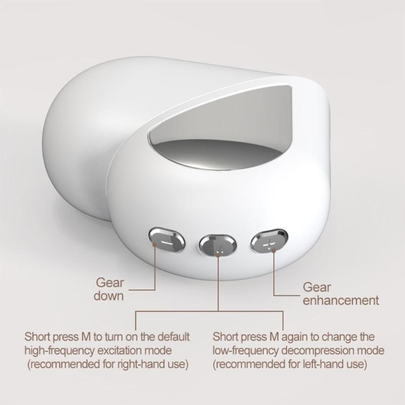 Portable Sleep Enhancement Device Double Mode Stimulation Rotating Ergonomic Design 20 Minutes Auto Timer Wristband Included Anxiety Relief Solution