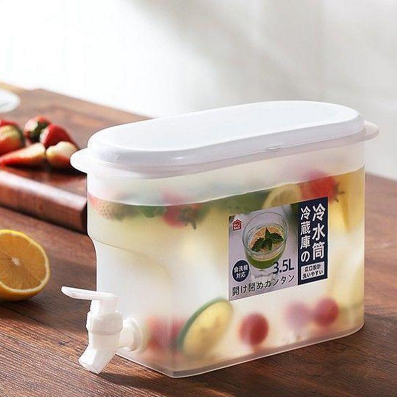 Drink Dispensers For Parties Cold Drink Container 3.5L Large Leakproof Ice And Hot Beverage Dispenser With Spigot For Camping