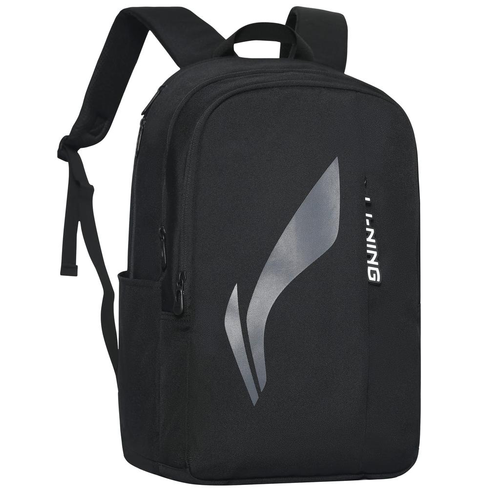 Li Ning Polyester Backpack Regular Unisex Black ABSU601-1