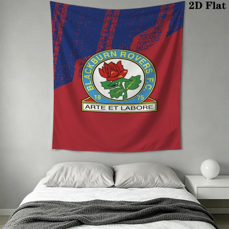 Arazzo da Parete Bristol Rovers fc Appeso Estetico alla Parete Coperta in Tessuto Stampato Arazzi Decorativi per Camera da Letto Soggiorno Arredamento per la Casa