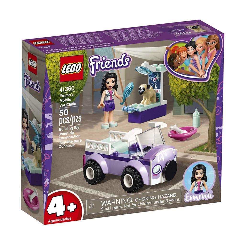 LEGO Friends Emma's Animal Clinic Car 41360 Building Blocks Toy for Girls