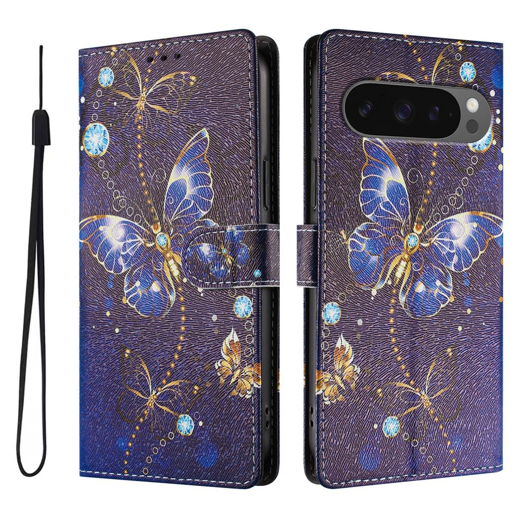 Printed Cartoon Magnetic Leather Wallet Case for Google Pixel 10A 10 9 9A 8 8A 7 7A 6 6A 5 5A 4A 5G Pro XL Phone Flip Book Cover