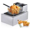 Electric Fryer Multifunctional Intelligent 6L L Capacity 2500W High Power Stainless Steel