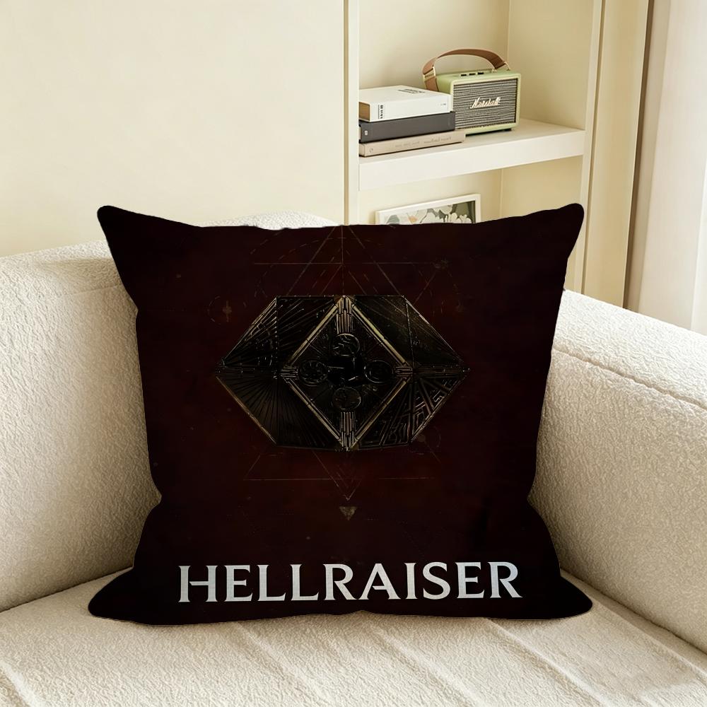Classic Hellraiser Cushion Cover Natural Linen Pillowcase Set, All-In-One Decor For Sofa, Bedroom & Chair