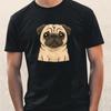 Unisex Pug Theme Funny Dog With Charm T-Shirt