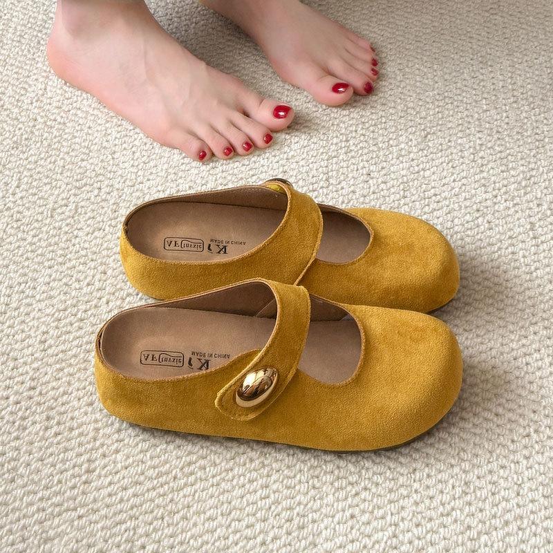 

JX платформа шлепанцы женские летние новые ретро универсальные повседневные с одним ремешком сумка на носок полусандалии 40 жёлтый