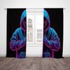 Social Gamer- Printed Curtains - Living Room, Study Private Curtains Curtains, Curtains for Living Room, Curtains Bedroom,