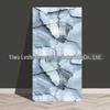 Waterproof Marble Imitation Tile Wall Sticker for Kitchen Renovation - Oil & Moisture Resistant, Self-Adhesive Decor.