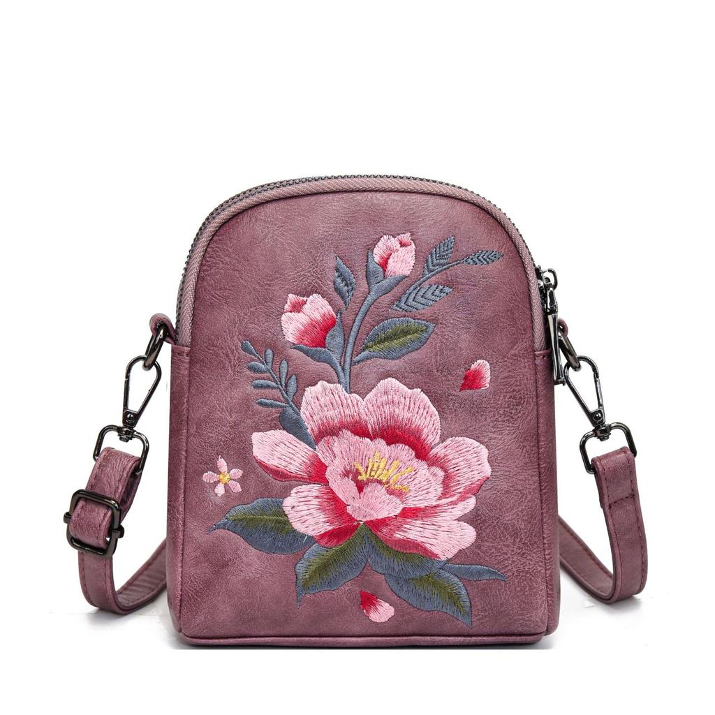 Embroidered Small Bag Chinese Style Single Shoulder Crossbody Mobile Phone Coin Purse Bag