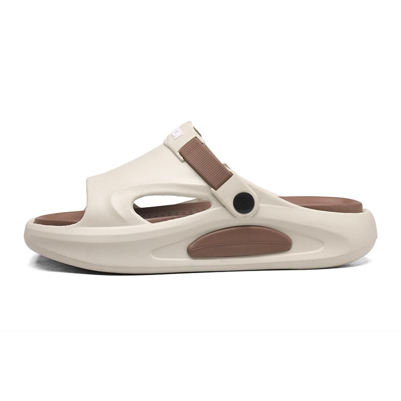 Sandals, light and breathable beach shoes, one-word soft-soled casual driving slippers