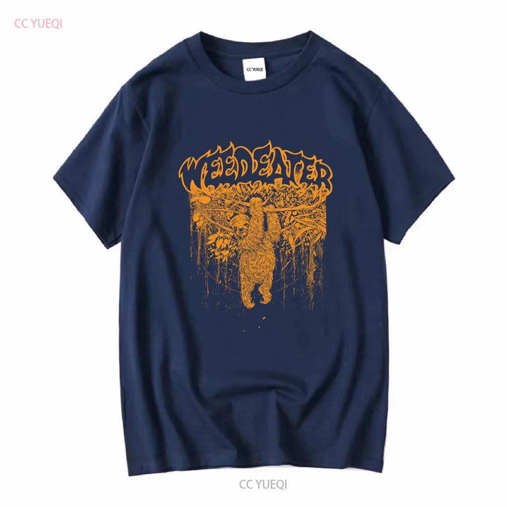 New Popular Weedeater Band Black T Shirt Cotton Full Size BK130 Vintage Washed Streetwear Versatile Unisex Homme Stretched