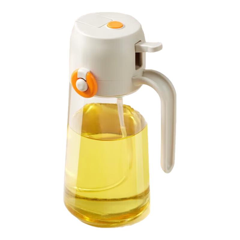 Glass Oil Spray and Pour Dispenser