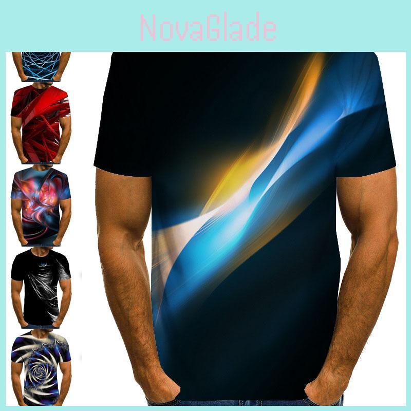 Vibrant Funny Hypnosis 3d T-shirt For Men And Women With Soft Casual Short Sleeves