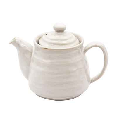 Vaso Mino ware circa 530ml smalto bianco Rokubei prodotto in Giappone 500-11