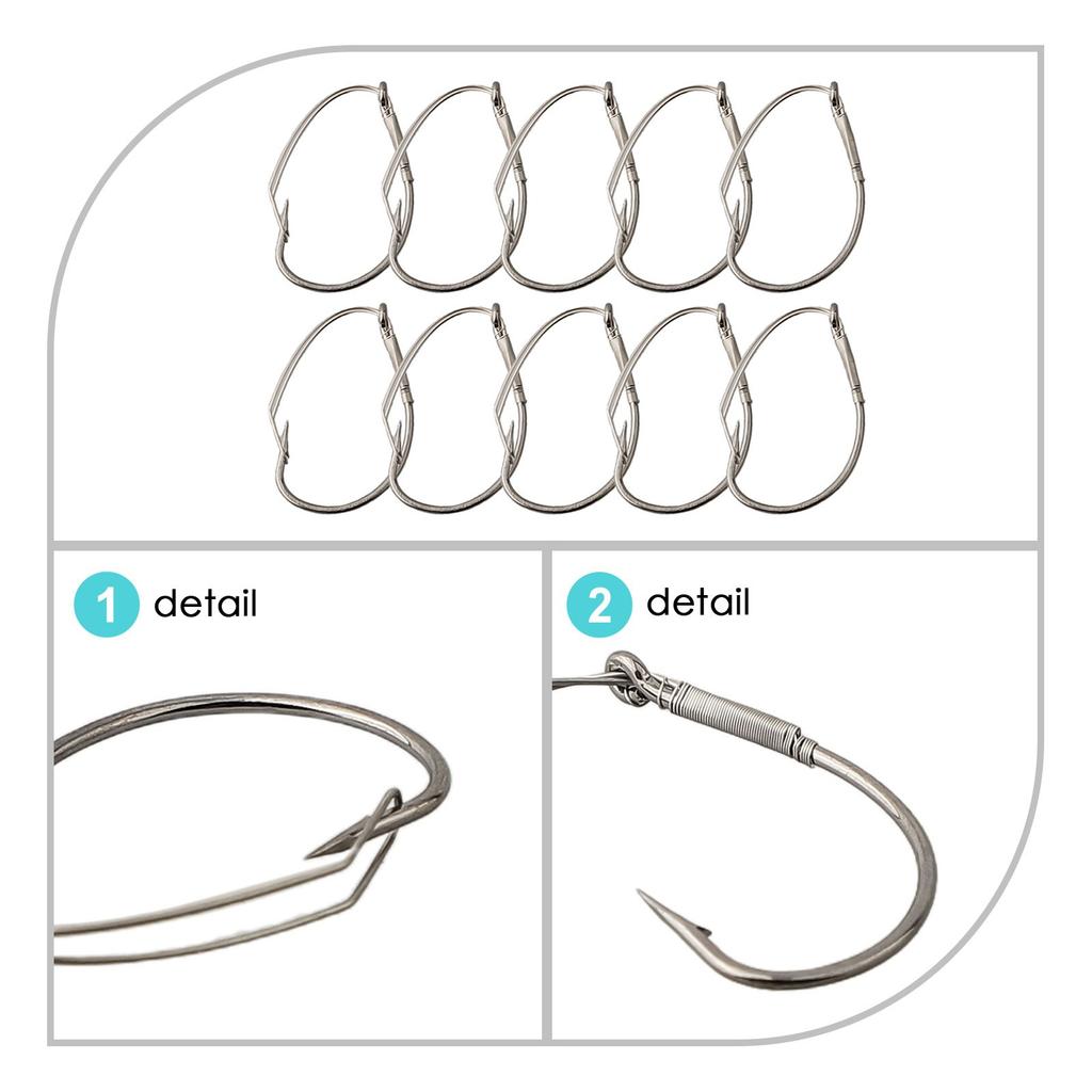 10*- Hook Set For Wacky Rigging Senkos/Worms And Achieving Snag-Fishing