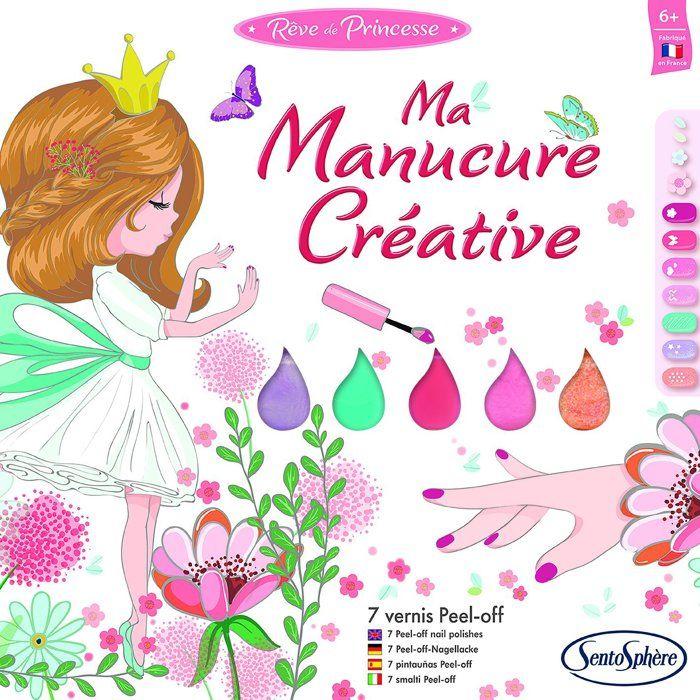 Ma manucure créative - SENTOSPHERE - Reve de Princesse - 7 couleurs de manucure - Dès 6 ans