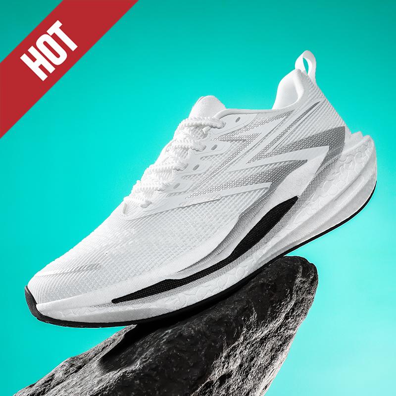 Laufschuhe Freizeit Carbonplatte Marathon Herren Sport Atmungsaktiv Leicht Damen Bequem Athletisch Rutschfest Sneaker Rennen