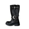 Ruodan Maillard Commuter Martin Boots Women's 2025 New Versatile American Handsome One-Pedal Muffin Platform Boots