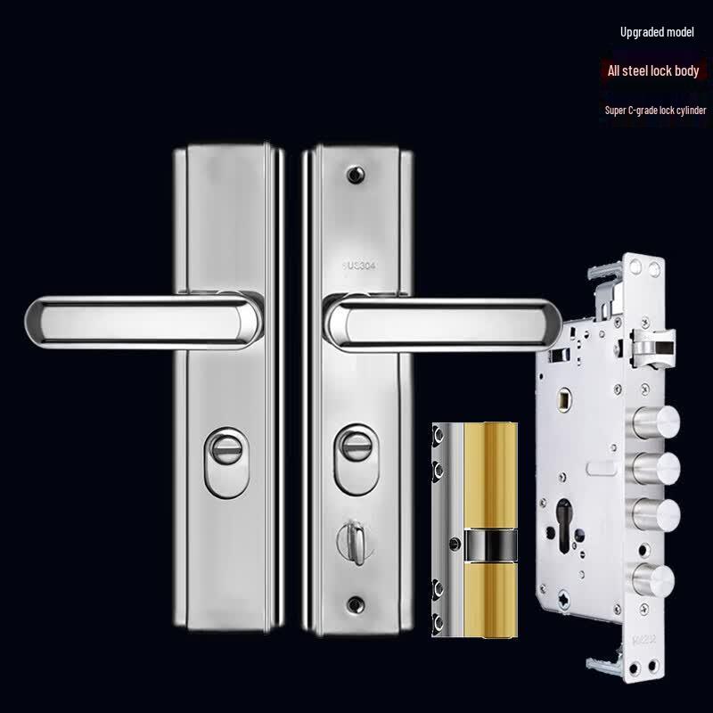 All-Copper Cylinder Door Lock Set