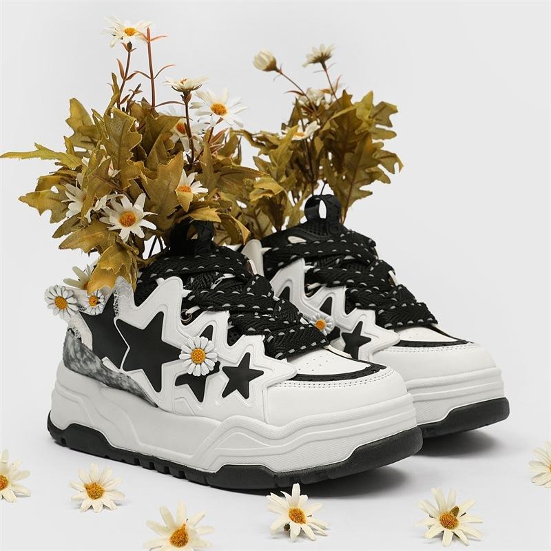 

Board shoes Xiaobai casual trendy shoes bread star brand high sense panda X 37
