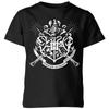 Harry Potter Hogwarts House Crest Kids' T-Shirt - Black - 3-4 Years