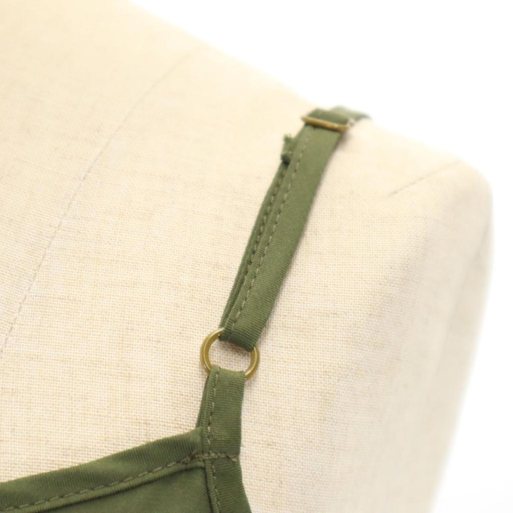 AMERI UNDRESSED Long Sleeve Race Long Dress Green System With Inner Women Used