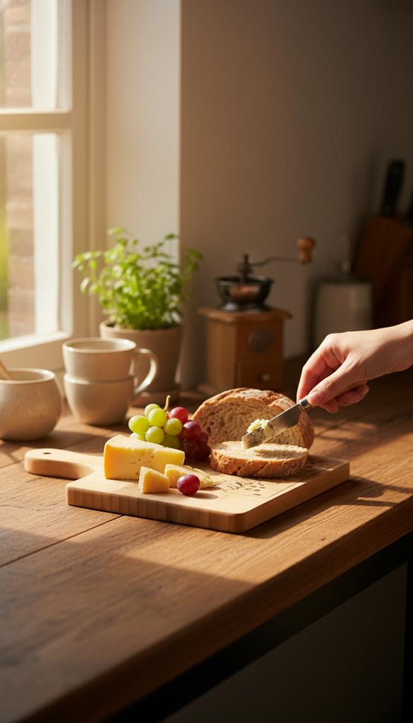 Natural Bamboo Cutting And Serving Board 30×20×1.5 Cm