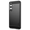 MOFI JK TPU Series-1 For Samsung Galaxy S24 Carbon Fiber Texture Slim-Fit Case TPU Cell Phone Cover