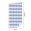 Harlequin Diamonds wallpaper white and blue, blue background 50x1000