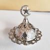 Factory Price Incense Burner Hollow Golden Tower Oil Burner Arab Style Censer Holder for Home Hotel Incense Holder