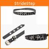 Y2k Fashion Punk Belt For Women With Double Ring Rivets For Daily Wear And Street Outfits