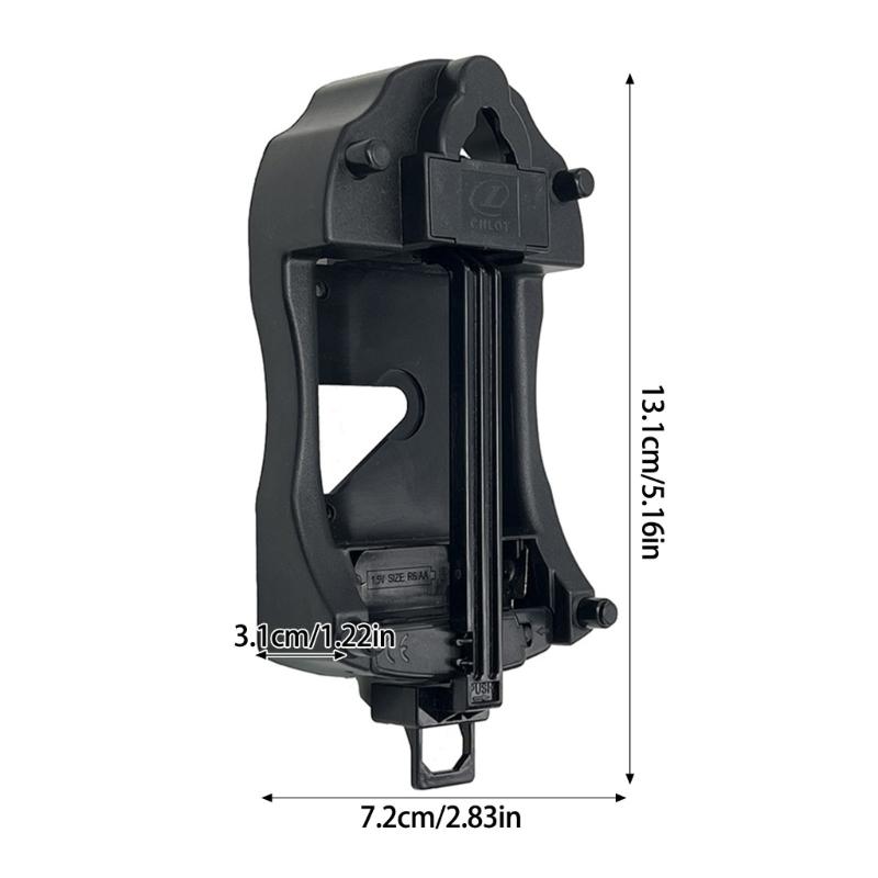 Quartzs DIY Drives Unit Black Pendulum Clock Movement Empty Case Without Mechanism for Home Decors and Craft Projects