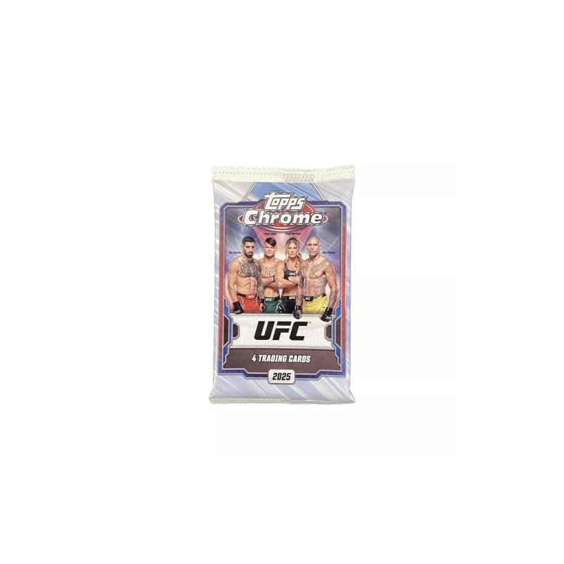 Topps 2025 Chrome UFC Trading Card Value Blaster Box