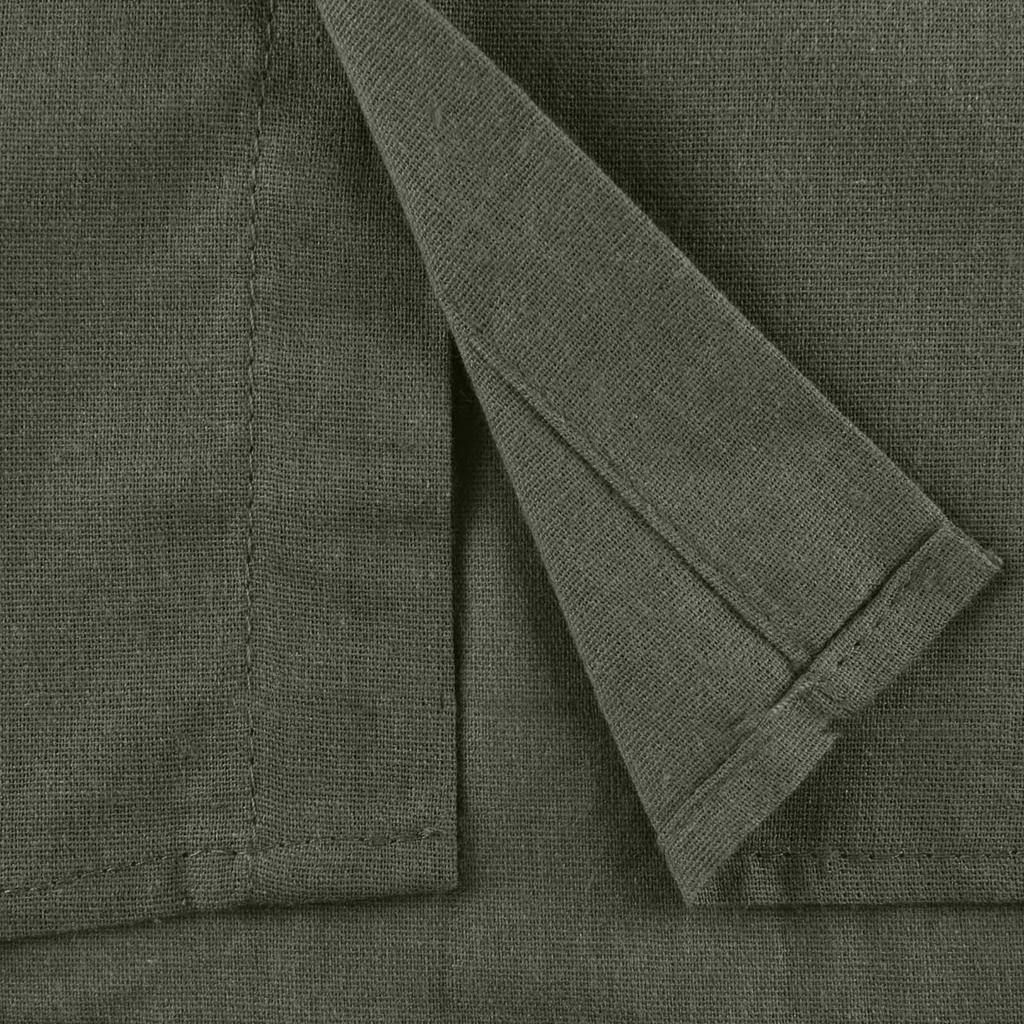 Men's 2025 Cotton Linen V-Neck Long Sleeve Loose Cardigan Shirt