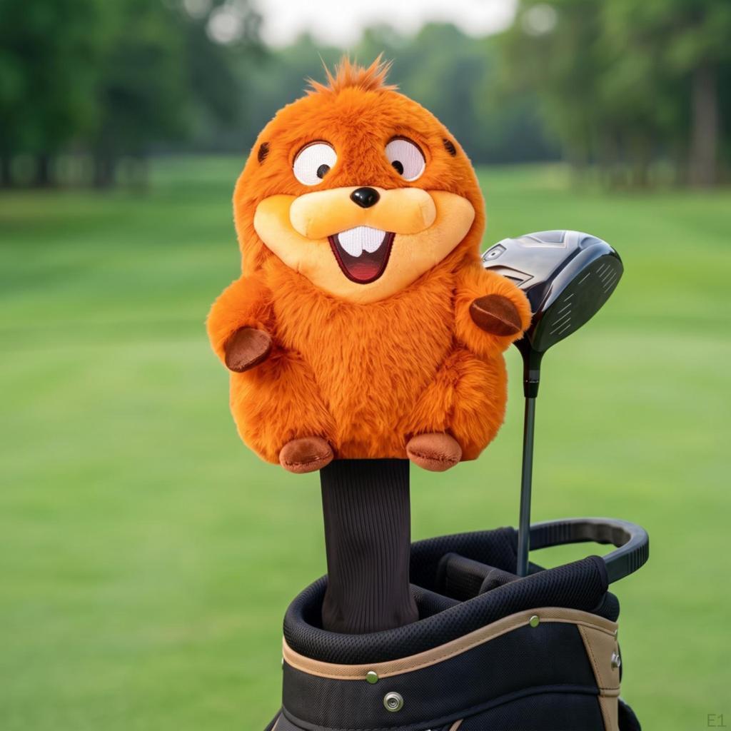 Funny Wildlife Cover Headcover | Soft Construction, Golf Club with theme,