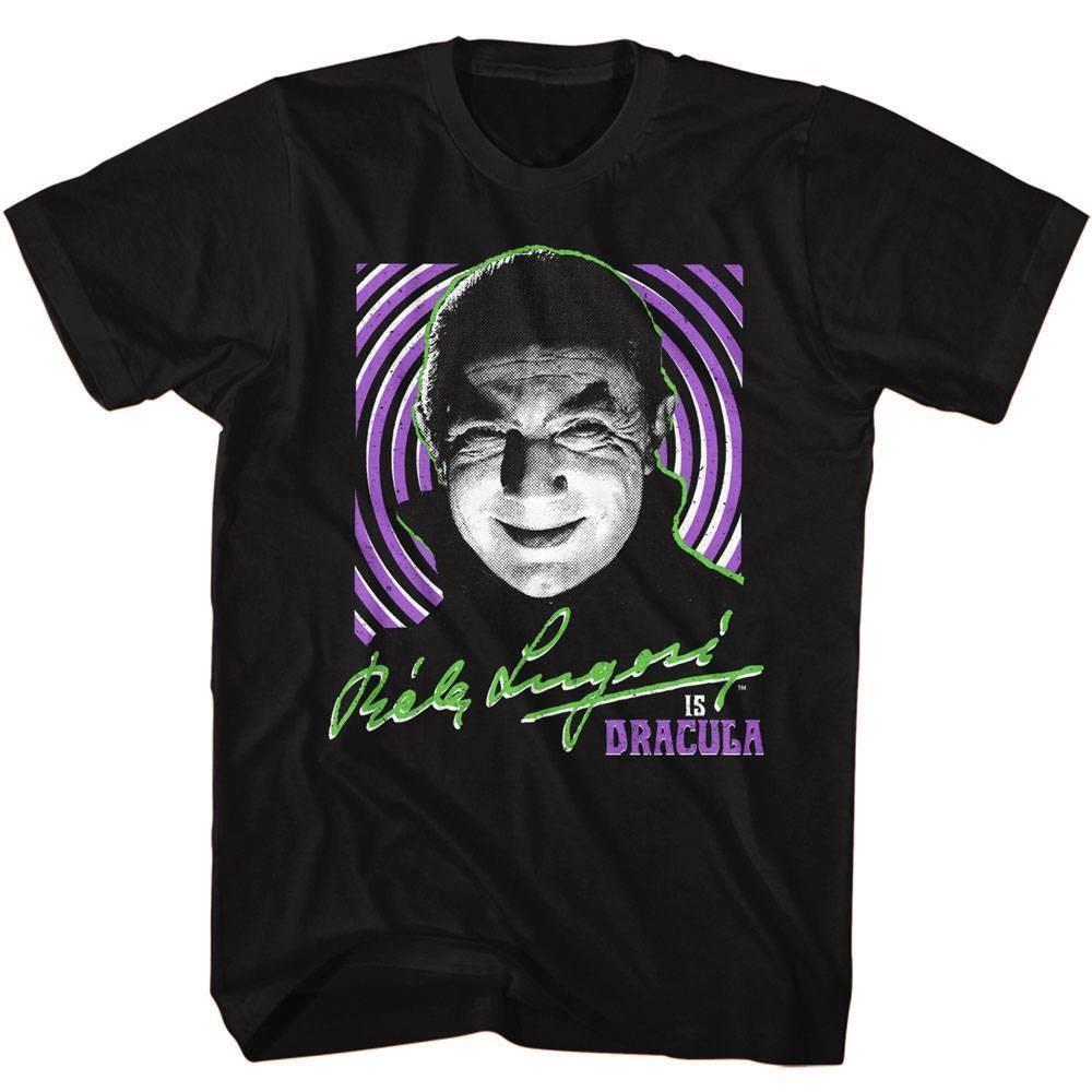 Bela Lugosi is Dracula Hypnotic Swirls Men T Shirt M