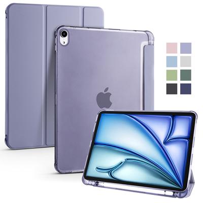 Do etui iPad Air 11 2024 z uchwytem na długopis, miękka tylna część ze skóry PU, składana, podstawka, do etui Funda iPad Air M2 Air 6 5 4. generacji