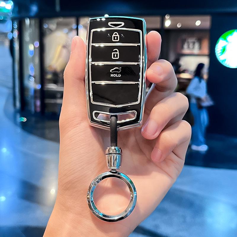 Fits Genesis EQ900 G90 G70 Rohens Car Key Case with Buckle