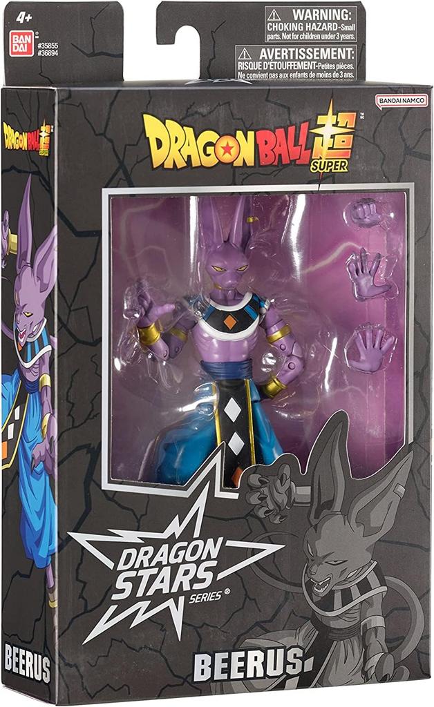 Dragon Ball Super Dragon Stars Action Figure God of Destruction Beerus DRAGON BALL SUPER DRAGON STARS BEERUS 6-inch (Version 2) [Used]