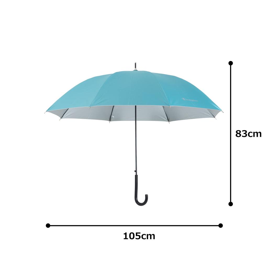 Champion Plain Automatic 60cm x CHP54JP60 Women's All-Weather Umbrella, Turquoise, 8R,